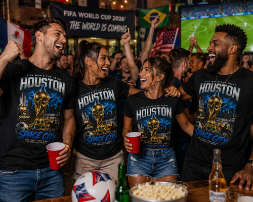Houston World Cup 2026 “Space City” Fan Shirt ⚽🚀