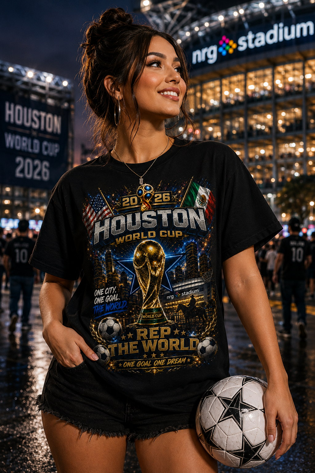Rep The World — Houston World Cup Shirt ⚽🔥